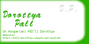 dorottya pall business card